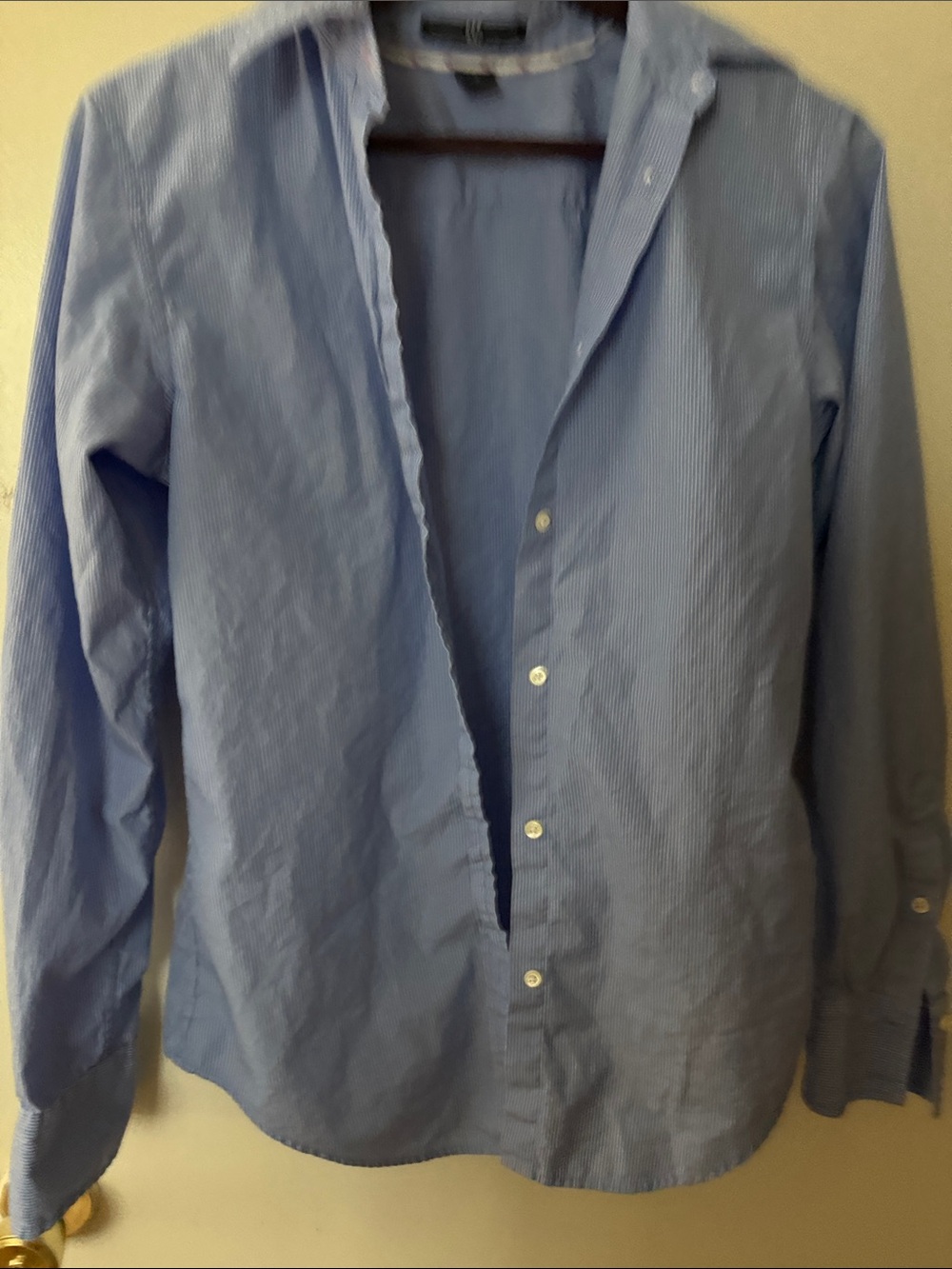GAP Light Blue Women's Button-Down Shirt